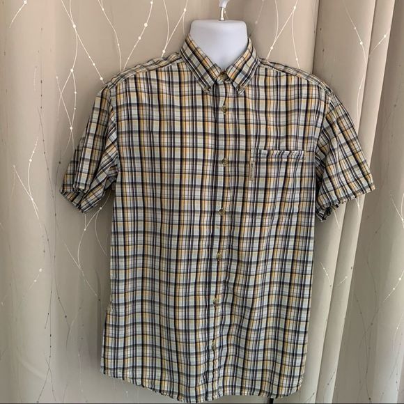 Columbia plaid Button Up - Picture 1 of 10